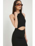 Sixth June rochie culoarea negru midi mulata - Pled.ro