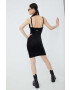 Sixth June rochie culoarea negru mini mulata - Pled.ro