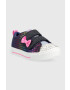 Skechers tenisi copii Twinkle Sparks Heart Dreamer culoarea albastru marin - Pled.ro