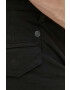 Solid pantaloni barbati culoarea negru drept - Pled.ro