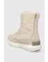 Sorel botine EXPLORER NEXT JOAN COZY femei culoarea bej cu toc plat izolat 2058881165 - Pled.ro