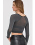 Spanx longsleeve modular culoarea gri - Pled.ro