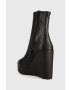 Steve Madden botine Jassy femei culoarea negru toc pana - Pled.ro