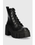 Steve Madden botine Bewilder femei culoarea negru cu platforma - Pled.ro