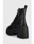 Steve Madden botine Bewilder femei culoarea negru cu platforma - Pled.ro