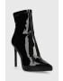 Steve Madden botine Kaylani femei culoarea negru cu toc cui SM19000030 - Pled.ro