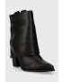 Steve Madden botine Lark femei culoarea negru cu toc drept SM11002673 - Pled.ro