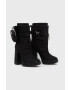 Steve Madden botine Riseup femei culoarea negru cu toc drept - Pled.ro