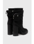 Steve Madden botine Riseup femei culoarea negru cu toc drept - Pled.ro