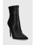 Steve Madden botine Vanya femei culoarea negru cu toc cui - Pled.ro