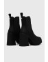 Steve Madden cizme Climate femei culoarea negru cu toc drept - Pled.ro