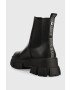 Steve Madden ghete chelsea de piele Tunnel femei culoarea negru cu platforma - Pled.ro