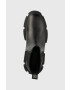 Steve Madden ghete chelsea de piele Tunnel femei culoarea negru cu platforma - Pled.ro