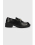 Steve Madden mocasini Omari femei culoarea negru cu toc plat SM11002721 - Pled.ro