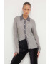 Stine Goya cardigan din lana culoarea gri light - Pled.ro