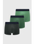 Superdry boxeri 3-pack barbati culoarea verde - Pled.ro