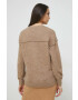 Superdry cardigan din amestec de lana femei culoarea maro - Pled.ro