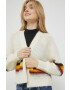 Superdry cardigan din amestec de lana culoarea alb - Pled.ro