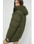 Superdry geaca femei culoarea verde de iarna oversize - Pled.ro