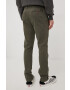 Superdry pantaloni barbati culoarea verde cu fason chinos - Pled.ro