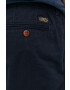 Superdry pantaloni de bumbac barbati culoarea albastru marin mulata - Pled.ro