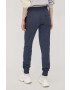 Superdry pantaloni de trening femei culoarea albastru marin melanj - Pled.ro