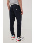 Superdry pantaloni de trening barbati culoarea albastru marin cu imprimeu - Pled.ro