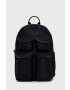 Superdry rucsac femei culoarea albastru marin mare cu imprimeu - Pled.ro