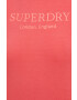 Superdry tricou femei culoarea roz - Pled.ro