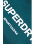 Superdry tricou femei culoarea verde - Pled.ro