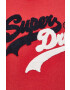 Superdry Tricou femei culoarea rosu - Pled.ro