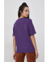 Superdry Tricou din bumbac culoarea violet - Pled.ro