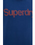 Superdry tricou din bumbac culoarea roz - Pled.ro