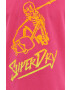 Superdry tricou din bumbac culoarea alb - Pled.ro