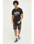 Superdry tricou din bumbac culoarea negru cu imprimeu - Pled.ro