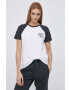 Superdry Tricou din bumbac culoarea alb - Pled.ro