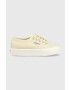 Superga tenisi 2730 MID PLATFORM femei culoarea bej S2127IW - Pled.ro