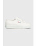 Superga tenisi 2730 MID PLATFORM femei culoarea alb S2127IW - Pled.ro