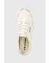 Superga tenisi 2750 LOGO PIPING femei culoarea alb S7125NW - Pled.ro