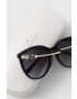 Swarovski ochelari de soare femei culoarea negru - Pled.ro