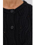 The Kooples Cardigan din lână femei culoarea negru calduros - Pled.ro