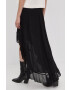 The Kooples fusta culoarea negru maxi evazati - Pled.ro