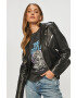 The Kooples Geaca ramones de piele - Pled.ro