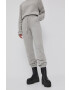 The Kooples Pantaloni femei culoarea gri cu imprimeu - Pled.ro