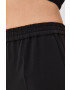 The Kooples pantaloni femei culoarea negru lat high waist - Pled.ro