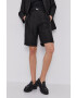 The Kooples pantaloni scurti femei culoarea bej modelator high waist - Pled.ro