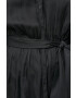 The Kooples rochie culoarea negru maxi evazati - Pled.ro