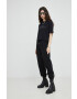 The Kooples tricou din bumbac culoarea negru - Pled.ro