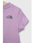 The North Face compleu copii culoarea violet - Pled.ro