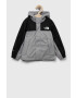 The North Face geaca copii culoarea gri - Pled.ro